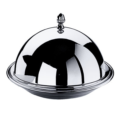 Room Service Insulated Plate with Cloche and Thermal Serving Unit 12" - 12 Pieces - Stainless Steel