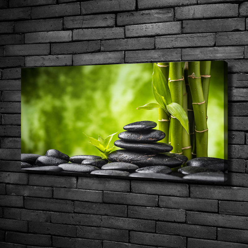 Zen Stones - No Frame Print on Canvas