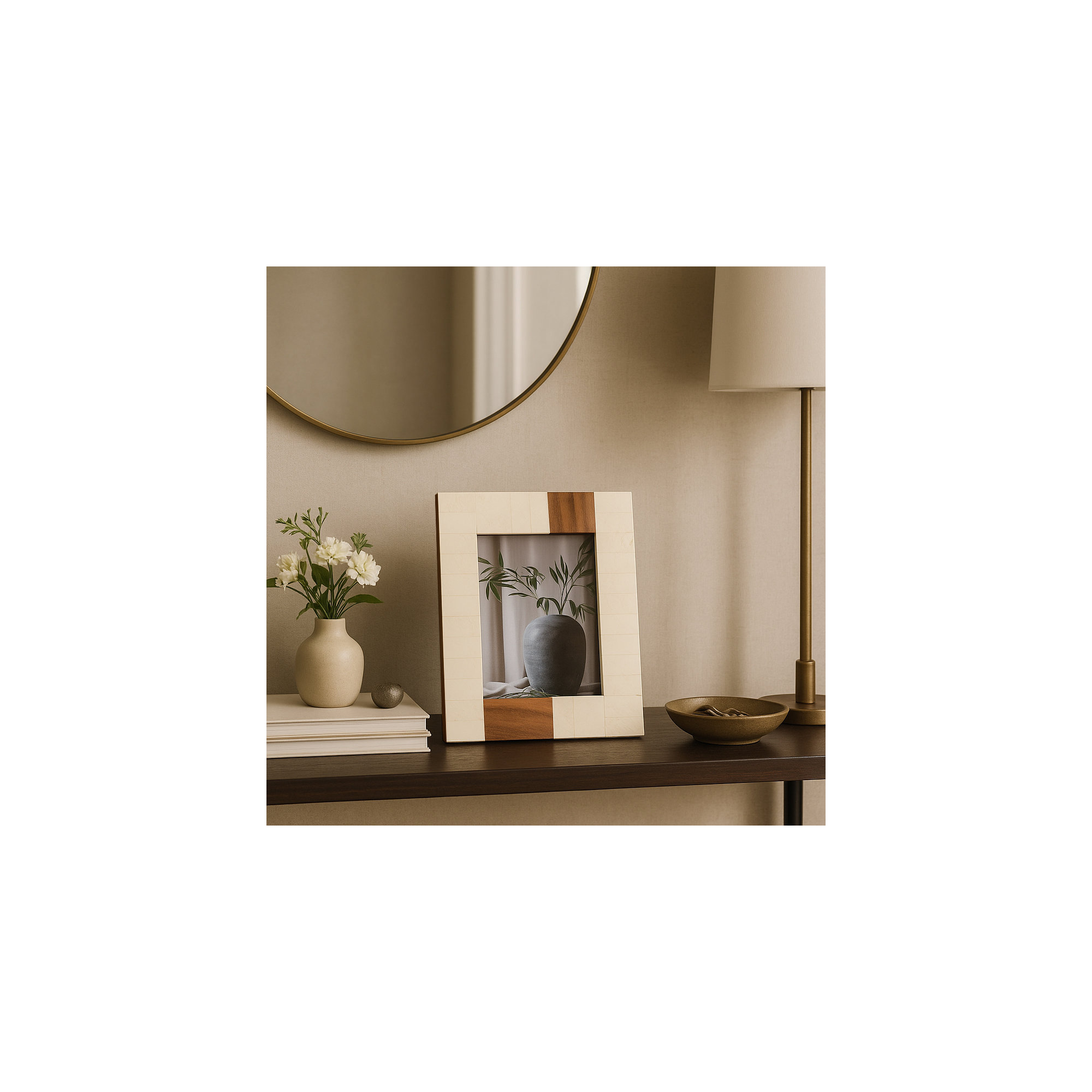 Edler Picture Frame, 9"H x 0.5"W x 0.5"D