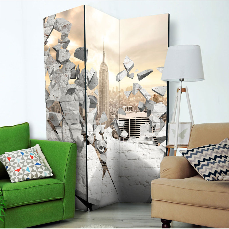 City behind the Wall Room Divider, 3