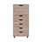 Garysburg 6-Drawer Dresser with Side Cabinet, Rolling Storage Organizer with Lockable Wheels, Modern Drawer Chest for Bedroom, Closet, Apartment – Space-Saving Clothes, Accessories & Essentials Storage-1144343456