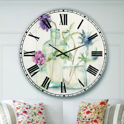 Horloge murale Swigart Farmhouse