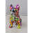 Fawzieh French Bulldog Painted Purple Graffiti Resin Statue Size: 8" x 5" x 10"H