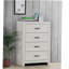 Commode rectangulaire 4 tiroirs Geary