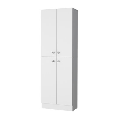 Cameron Pantry Cabinet with 4 doors and 5 hidden shelves