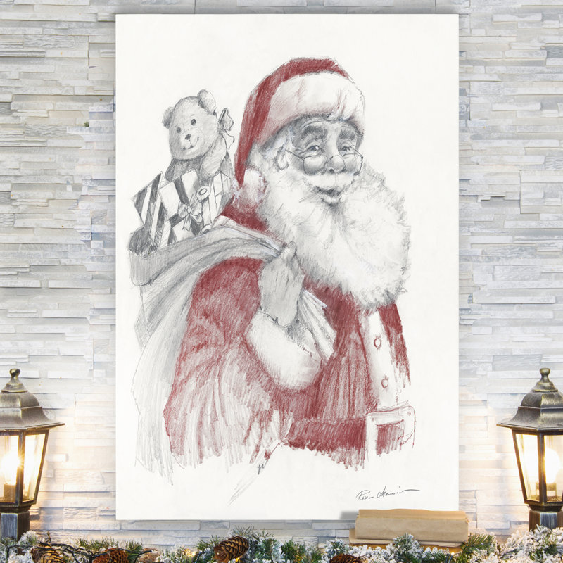 «Ready For Christmas -Gallery» par Parvez Taj, reproduction d'art sur toile 1 pièce, H 48 po x l 36 po x P 1 po