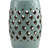 Ceramic Garden Stool 13"X18", Antique Blue, Ceramic, Versatile For Outdoor & Indoor Spaces, Decorative Object Stool, Blue Finish, Indoor-Outdoor Use, Furniture