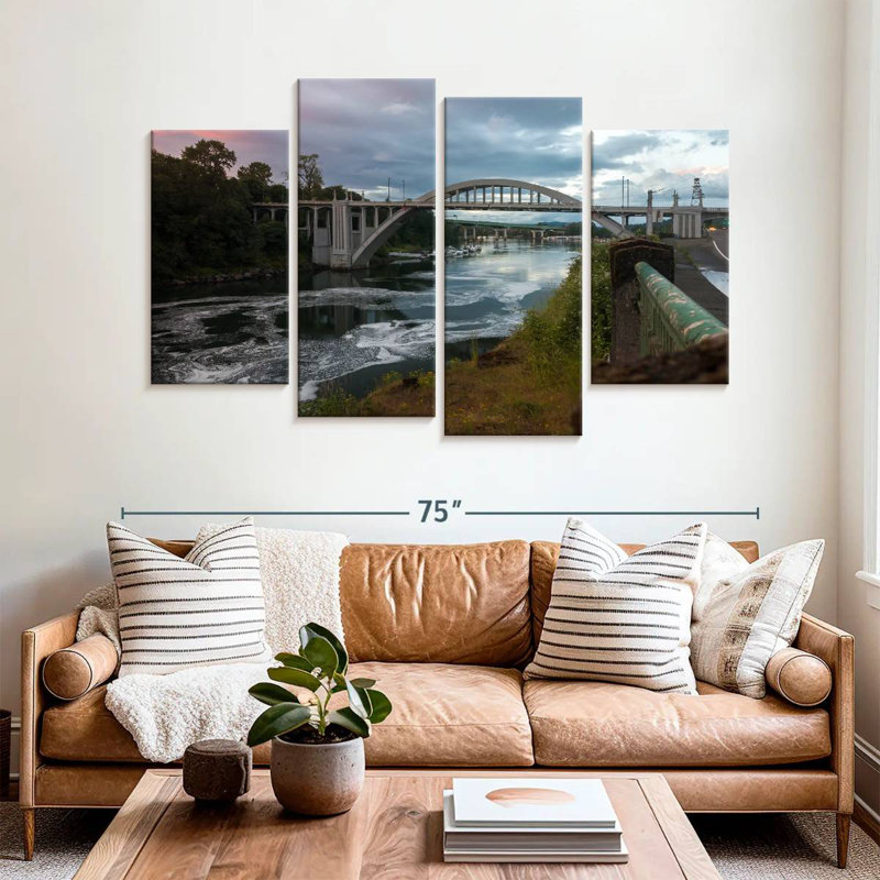 Lilie Dramatic Oregon Bridge, 42" H x 68" W