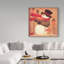 « bonhomme de neige », art sur toile-31978102