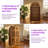Vintage Arched Carved Wood Cabinet 66 Tall Open Shelf Bookcase For Home Office Storage