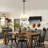 5 - Light Dimmable Farmhouse Candle-Style Cone Chandelier with Fabric Shade For Dining Room Living Room Kitchen Island-950866362