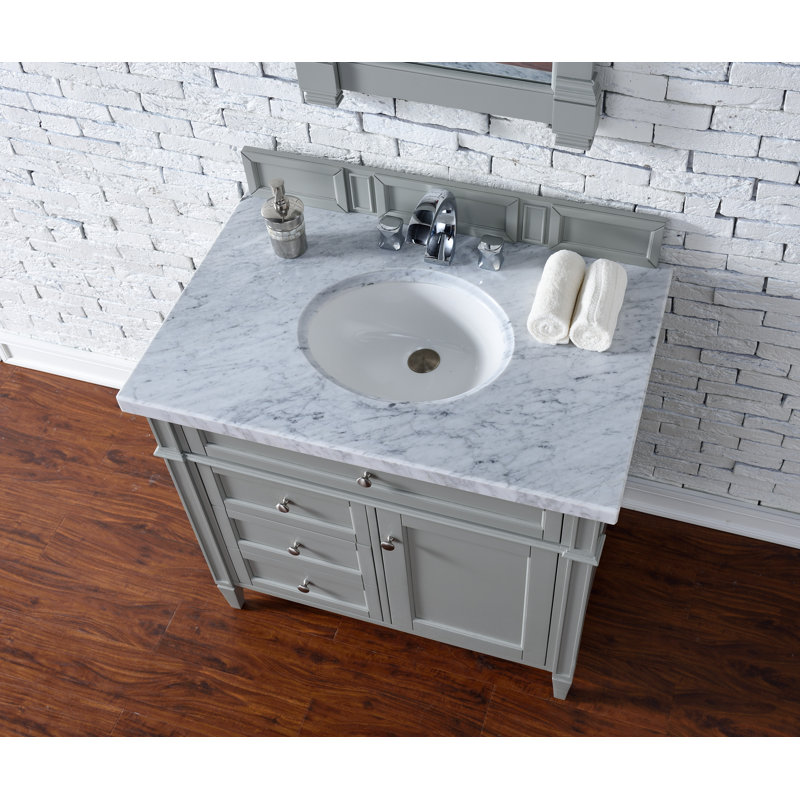Brittany 36'' W Single Bathroom Vanity Base, Urban Grey