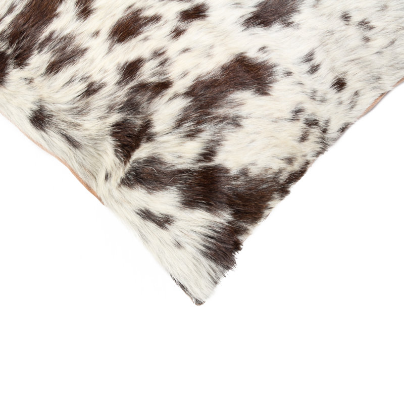 Coussin Torino, Chocolat / blanc