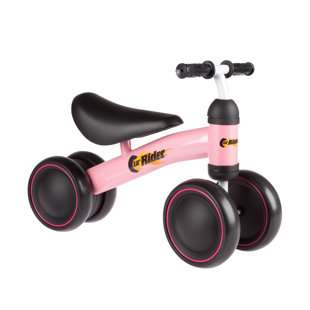 Ride-on Mini Trike with Easy Grip Handles, Enclosed Wheels, and No Pedals for Learning to Walk