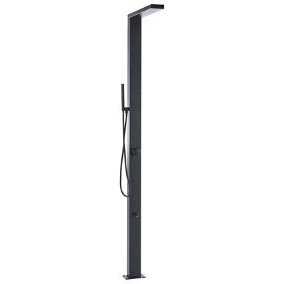 PARRILLAR 210 cm H Stainless Steel and Brass Free Standing and Footwash Spout
