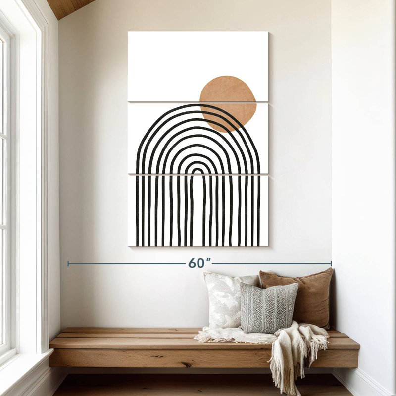 Arches Avery Boho Mid-Century, H 50 po x l 32 po