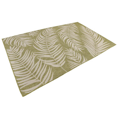 Amanda Floral Green/Ivory Indoor / Outdoor Area Rug