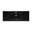 Comptoir de meuble-lavabo 48 po noir brillant