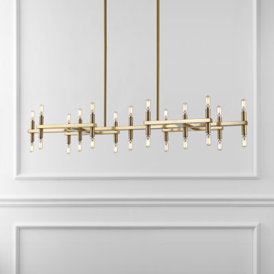 Lustre linéaire moderne à 26 lumières Mazelina