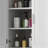Tall And Wide Storage Cabinet With Doors For Bathroom/Office, Three Drawers-1875788565