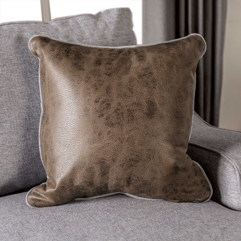 Canapé Anayi, 100% polyester gris clair, H 40 po x l 71 po x P 44 po