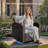  Furniture Set,1 Piece PatioWicker Outdoor Patio Conversation Set with Extra Wide & Thick Cushions, Rattan Outdoor Furniture Set for Backyard, Porch & Deck-1431361627