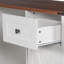 Buffet 53,2 "avec mini réfrigérateur Hudson, prise de courant, portes cannelées Hudson-132758558