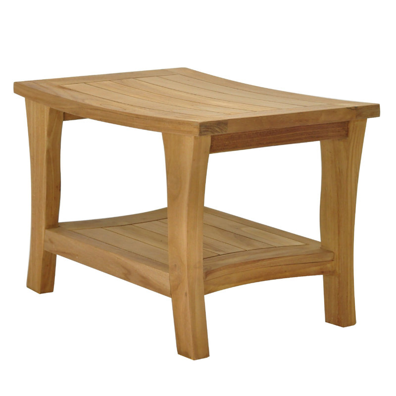 Whitmore 30'' W Teak Shower Bench