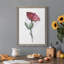 Watercolor Floral Contour II - peinture sur toile encadrée-560106184-560106185