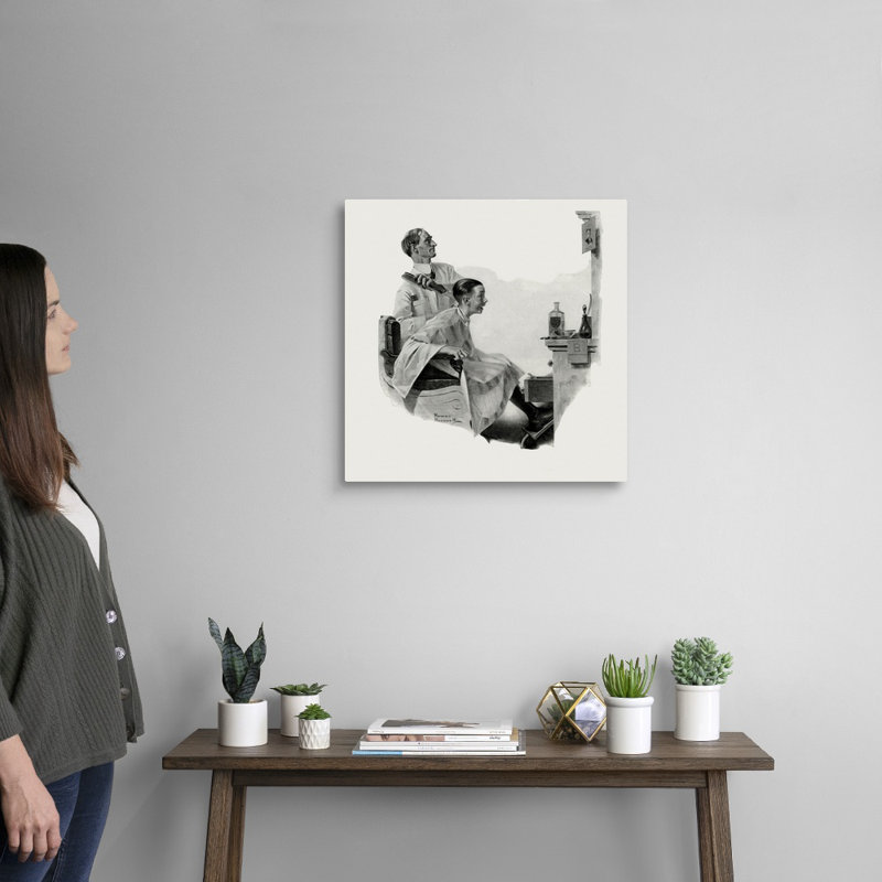 Art mural sur toile Norman Rockwell, Toile tendue, H 20 po x l 20 po x P 1,25 po