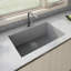 Ruvati 33 x 19 inch Granite Composite Undermount Single Bowl Kitchen Sink-122623167-122623168