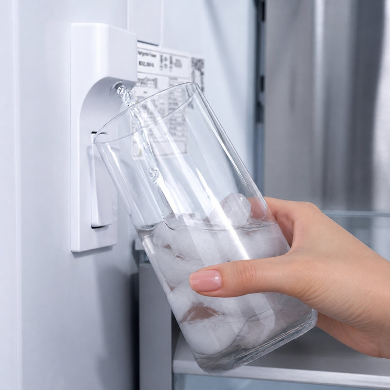 Kucht Built-in Side By Side Refrigerator, 59.5"