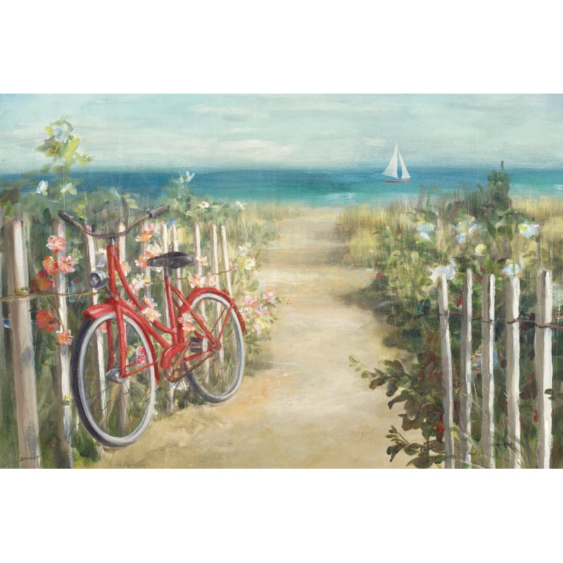 Summer Ride Crop by Danhui Nai - Wrapped Canvas Painting, 51cm H x 76cm W x 3.8cm D