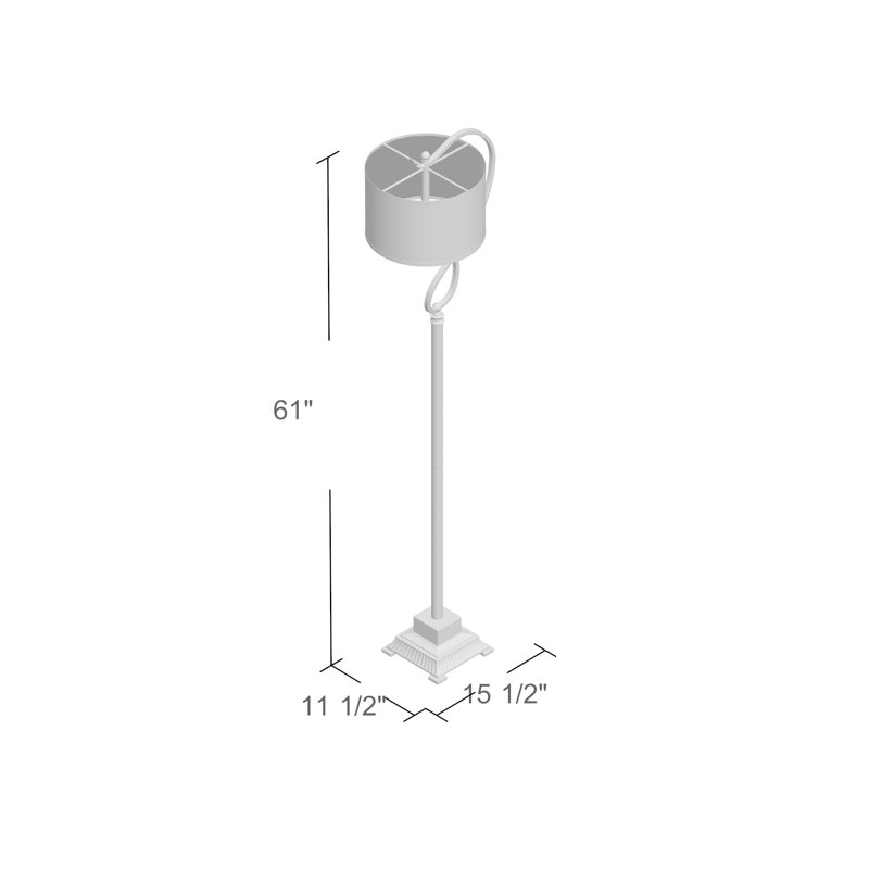 Lampe sur pied 61 po Surrey