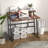 Small Computer Desk,Computer Desk with Power Outlets & Led Light,Home Office Desk with Monitor Shelf,-1504316950