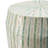 14x14x18" Accent Stool with Striped Pattern