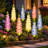 4 Pack Solar Delphinium Flower Stake Lights