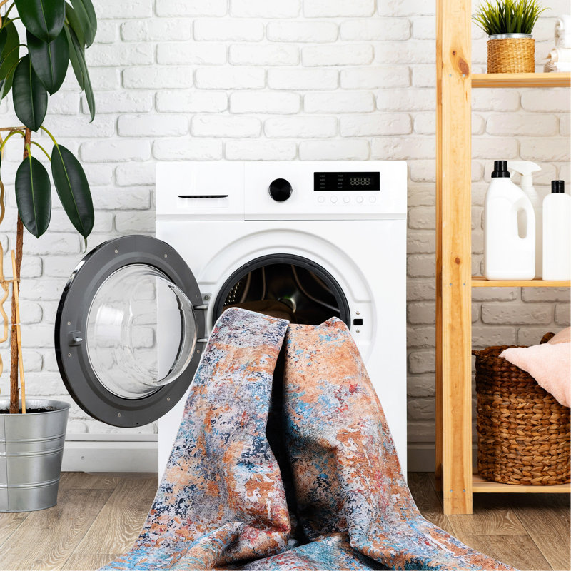 Tapis lavable à la machine - antidérapant, antidérapant, à poils courts, pliable et sécuritaire pour la salle à manger, la chambre à coucher, la cuisine, la maison, la cuisine, la cuisine, pliable et douce