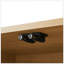 Meuble télé 64 pouces, buffet arrondi avec rangement, armoire à rayures verticales en bois pour une utilisation polyvalente dans le salon / la chambre à coucher / le vestibule