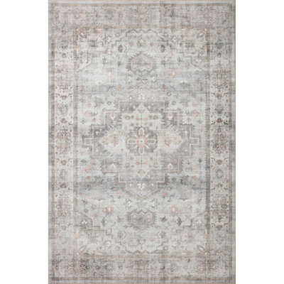 Tapis oriental colombe / rosé Jujhar