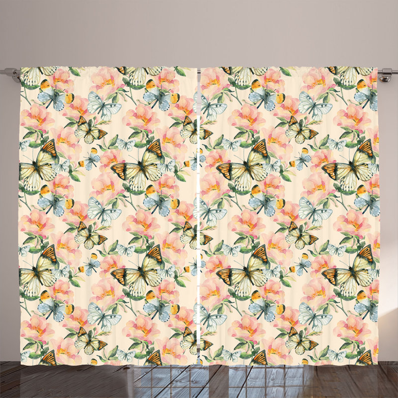 Semi Sheer Curtain Pair
