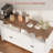 Buffet Sideboard Cabinet with Storage, 55" Large Farmhouse Kitchen Storage Cabinet with 4 Doors & Adjustable Shelves, Wood Coffee Bar Cabinet for Kitchen, Dining Room, Living Room-662249873