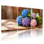 Hydrangea, reproduction d'art sur toile tendue sur toile, ensemble de 3-650591283