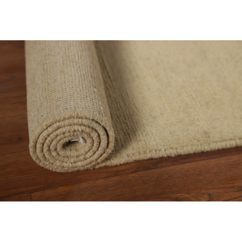 Solid Modern Gabbeh Oriental Runner Rug 3x10