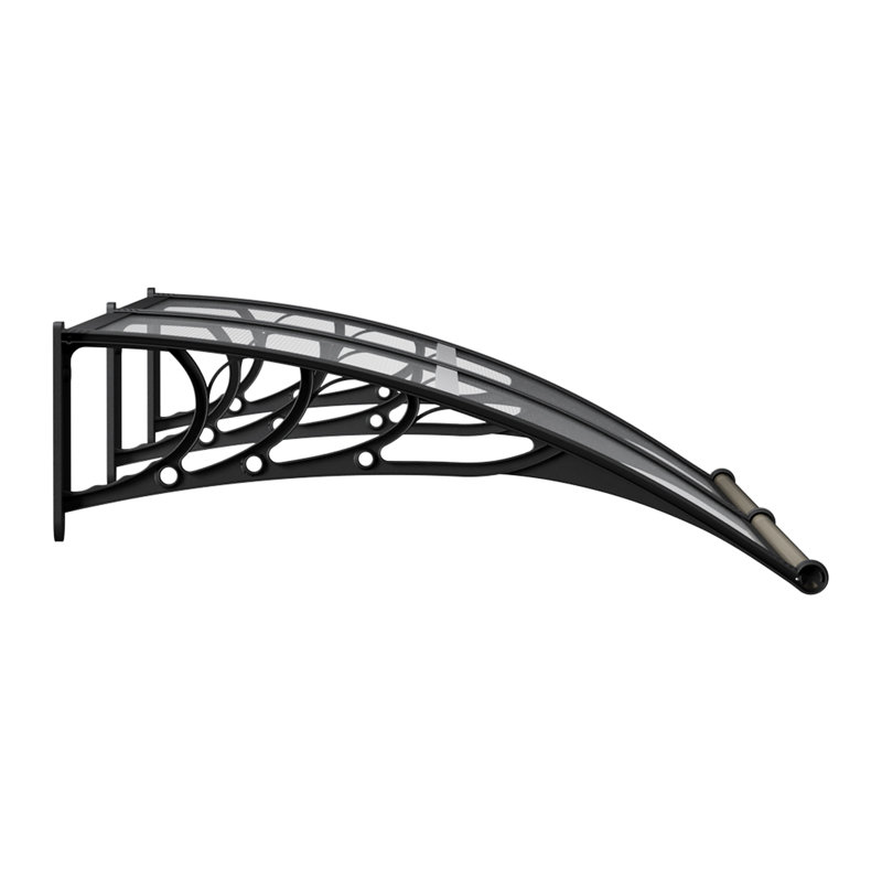 Living And Home 100 D Retractable, 28cm H x 200cm W x 100cm D, Clear