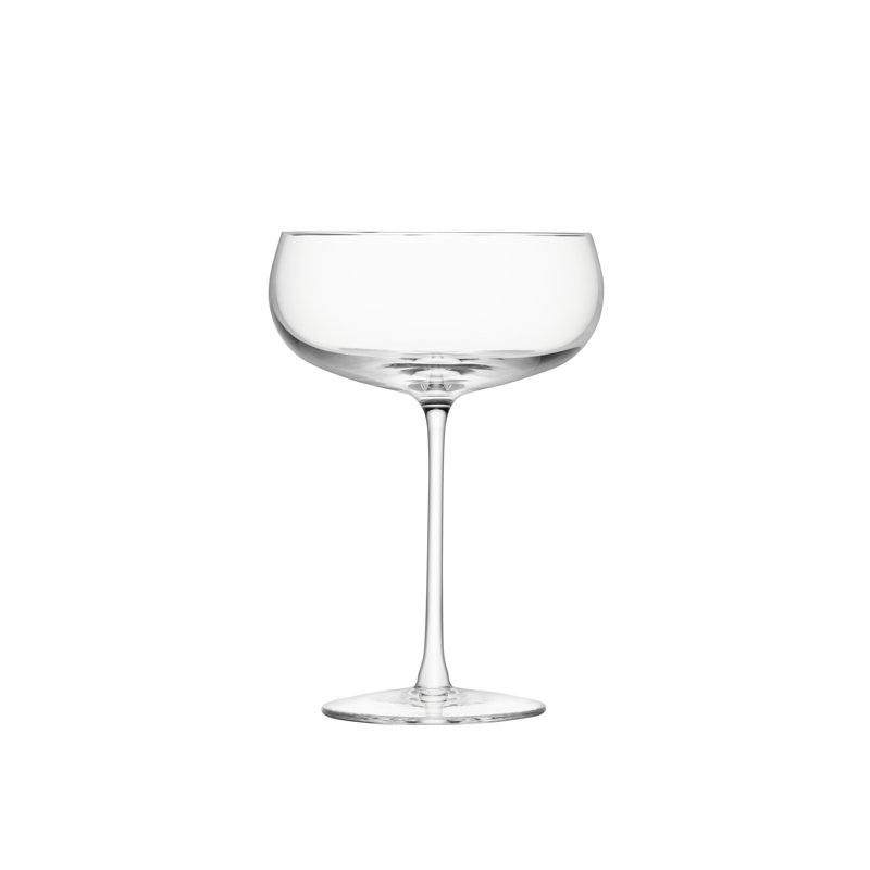 Lulu Handmade Glass Coupe and Martini Glass