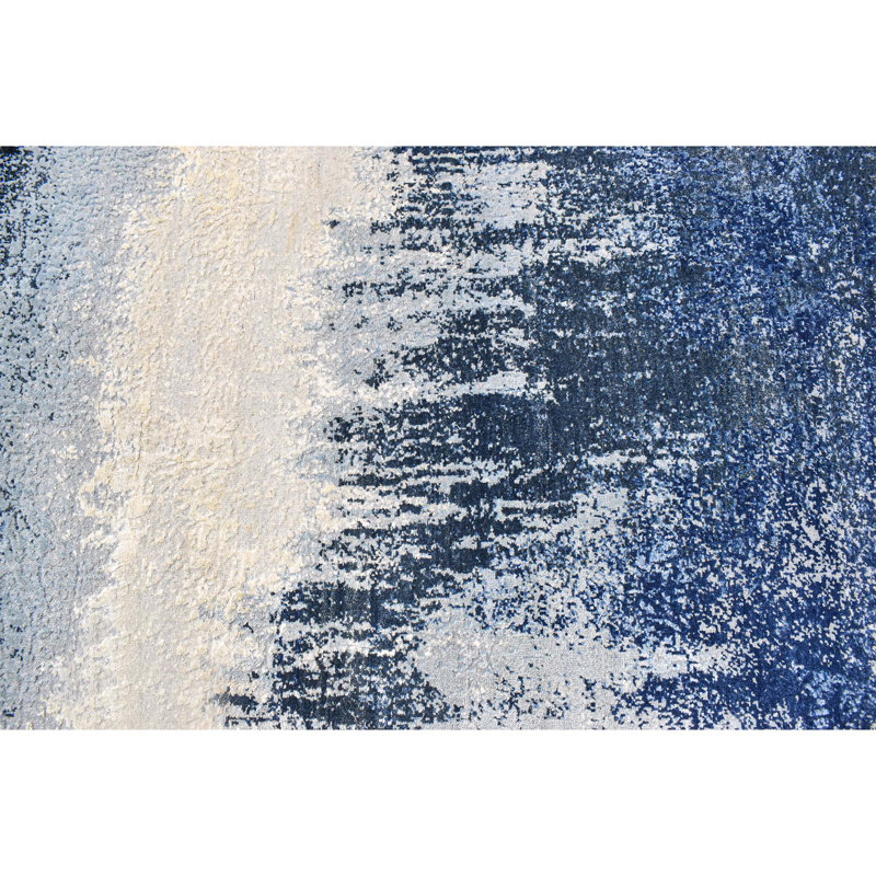 Abstract Area Rug, Round 6'