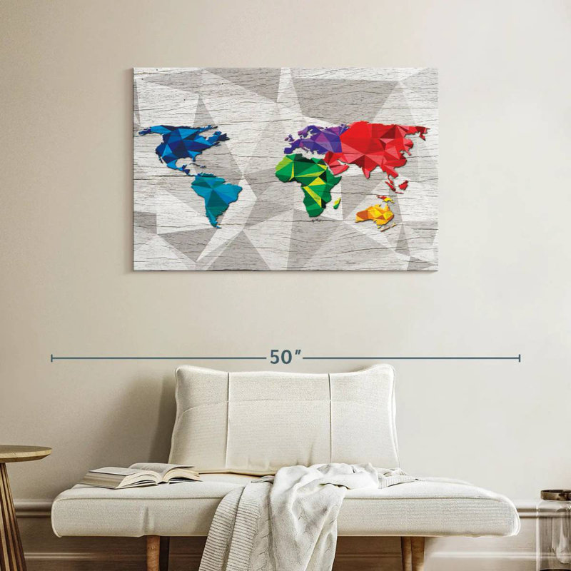 Aliaz Geometric World Map II