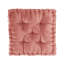 1 pièce Coussin de sol carré en chenille de polyester