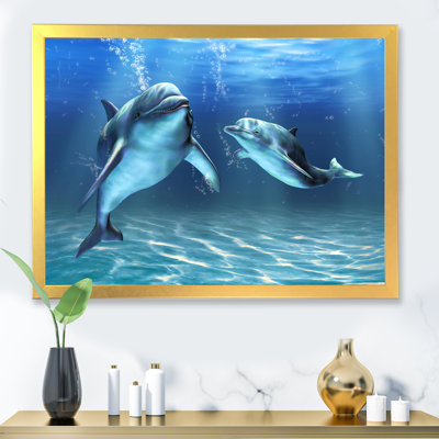" Two Blue Dolphins "